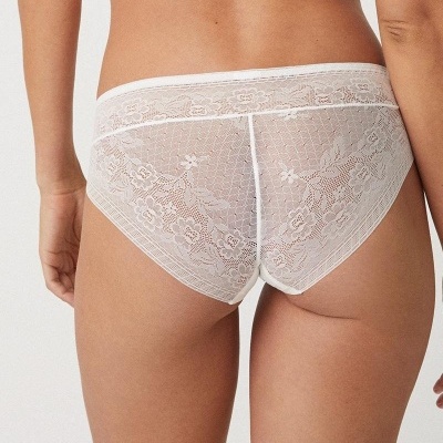 Cueca invisível com renda Midi