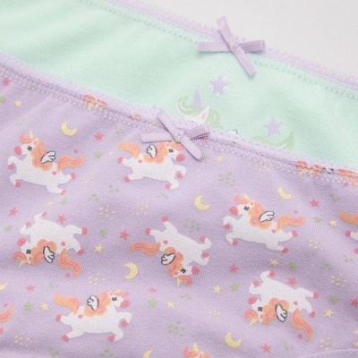 Pack de 2 cuecas de menina "Unicórnios"