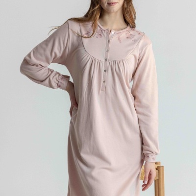 Camiseiro de senhora MIRA cardado e com padrão floral
