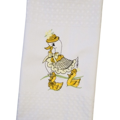 Pano de Loiça Bordado "Patos"