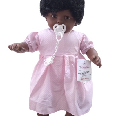 Boneca com sons e cabelo