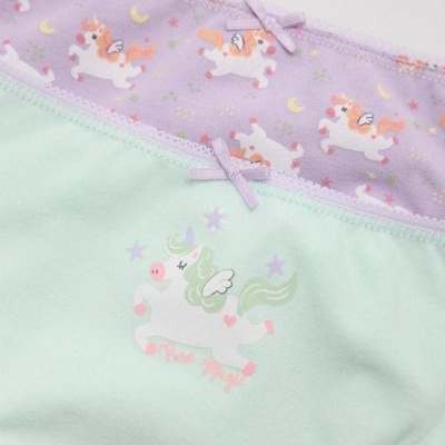 Pack de 2 cuecas de menina "Unicórnios"