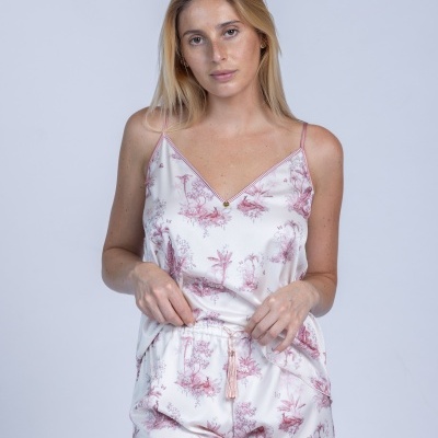 Pijama de senhora em Cetim "Elise"