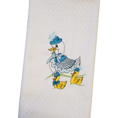 Pano de Loiça Bordado "Patos"