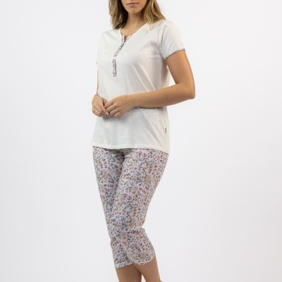 Pijama de Senhora "Jardim das Quatro Cores"