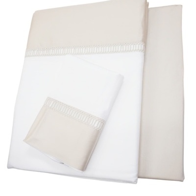 Jogo de cama de Cetim 300 Fios "Gradi B - Cor"