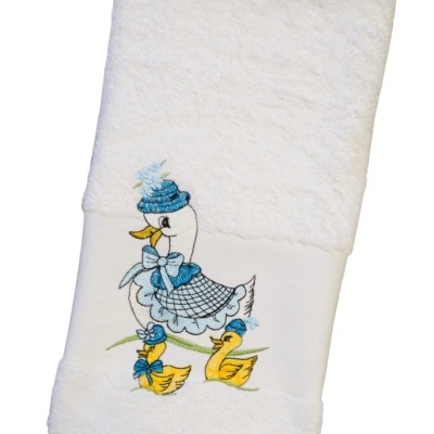 Pano Turco Bordado "Patos"