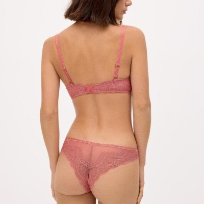 Conjunto sutiã sem aro com bojo e cueca brasileira