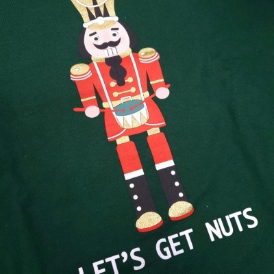 Pijama festivo de homem e menino "Quebra-Nozes"