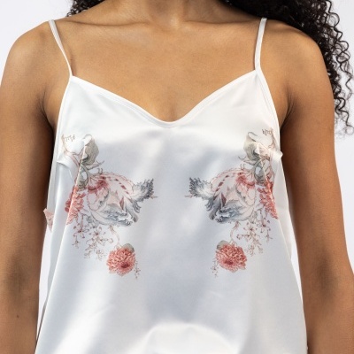 Pijama de Senhora "Jardim de Cetim"