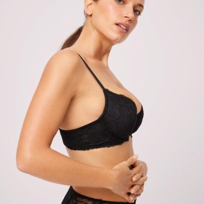 Sutiã acolchoado com renda "Maia"