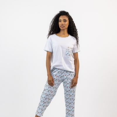 Pijama de Senhora "Fruta e Flores"