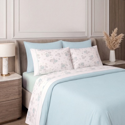 Jogo de cama Flanela Marquise