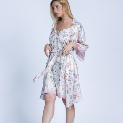 Robe de senhora em Cetim "Sillure"