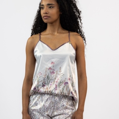 Pijama de Senhora "Jardim de Cetim"