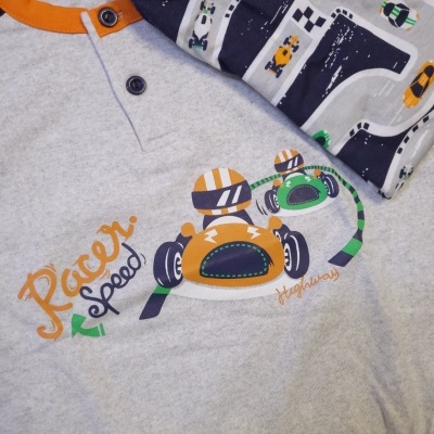 Pijama de Menino Manga Comprida 