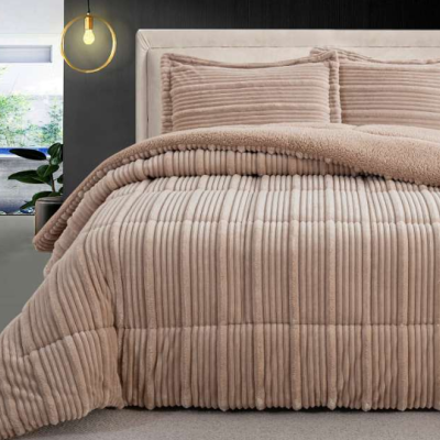 Edredon com pêlo de borrego Adele