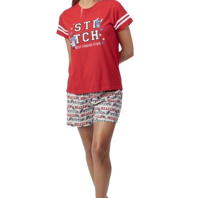 Pijama de senhora Disney Stitch "Best friend"