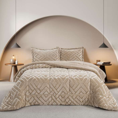 Edredon com pêlo de borrego Silvia