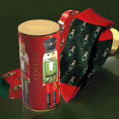 Meias de homem "Quebra-Nozes"