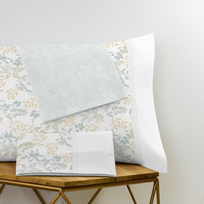 Jogo de cama em algodão ASA "Flora"