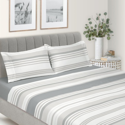 Jogo de Cama "Coral-Riscas"