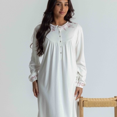 Camiseiro de senhora MIRA cardado e com padrão floral