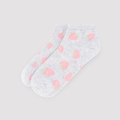 Pacote com 3 pares de meias infantis estampadas