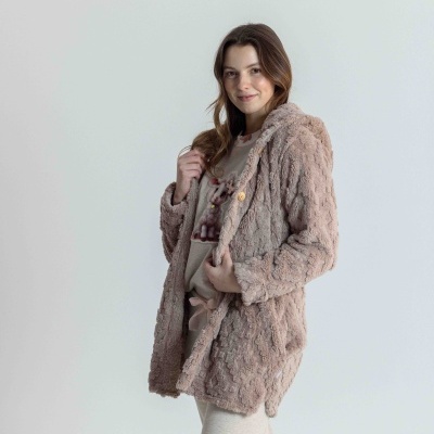 Robe de senhora Mira com botões
