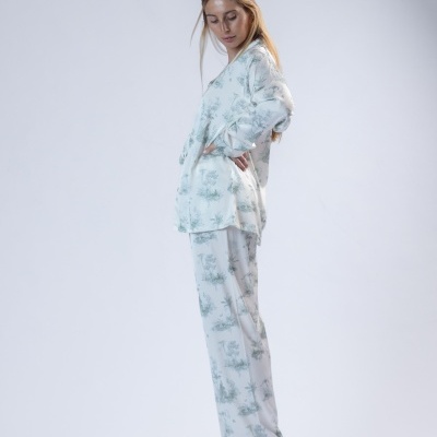 Pijama de senhora em Cetim "Signet"
