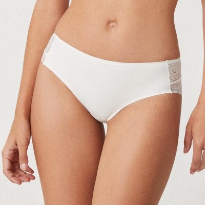 Cueca invisível com renda Midi