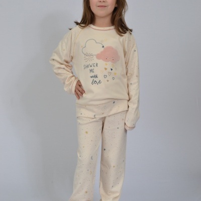 Pijama de Menina "Shower me with love"