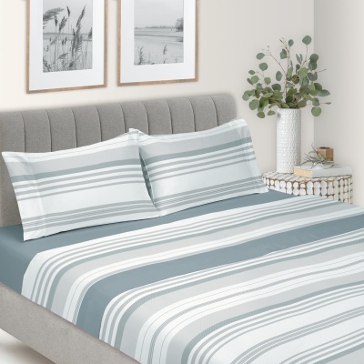 Jogo de Cama "Coral-Riscas"