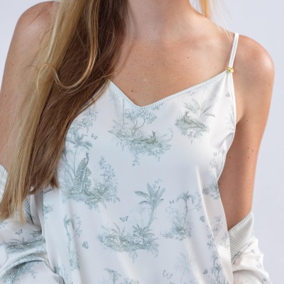 Camisa de senhora em Cetim "Mosa"