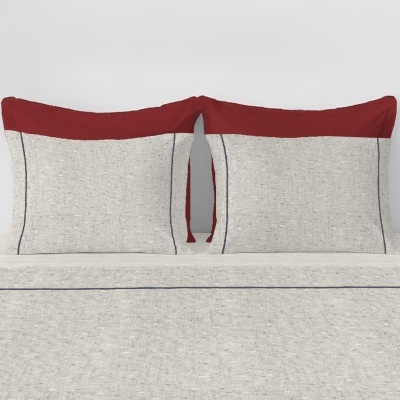 Jogo de cama em algodão ASA "Seixo"