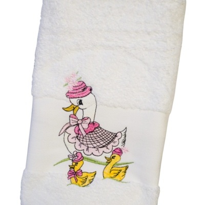 Pano Turco Bordado "Patos"