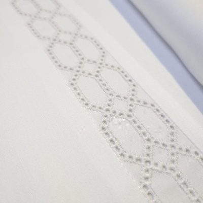 Jogo de Cama Bordado "Hexágonos"