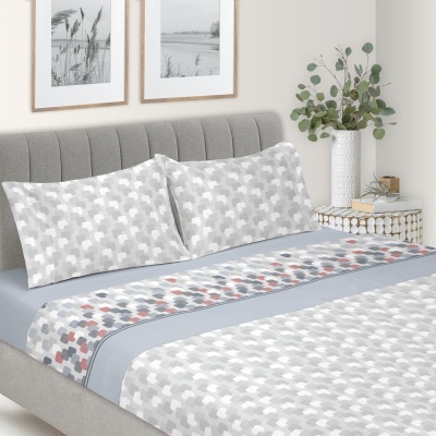 Jogo de Cama "Coral-Geo"