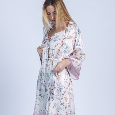 Robe de senhora em Cetim "Sillure"