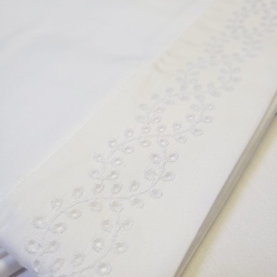 Jogo de Cama Bordado "Vinha Eterna"