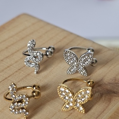 Ear cuff cobra/ borboleta