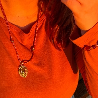 Colar Fogo - Golden Hour - Coleção de Outono