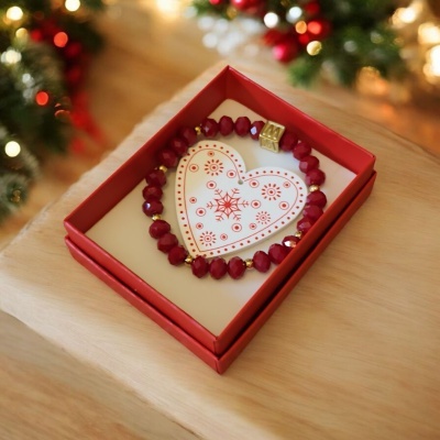 Pulseira com Inicial - Especial Natal