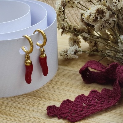 Brincos  Chilli Pepper