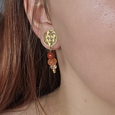 Brincos Golden Hour - Coleção de Outono