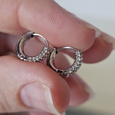 Argolinhas com zircónias (mini)