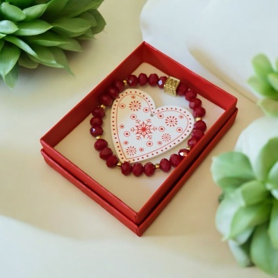 Pulseira com Inicial - Especial Natal