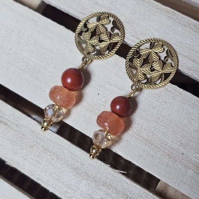 Brincos Golden Hour - Coleção de Outono