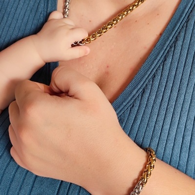 Conjunto Duas Tonalidades - Wheat Chain