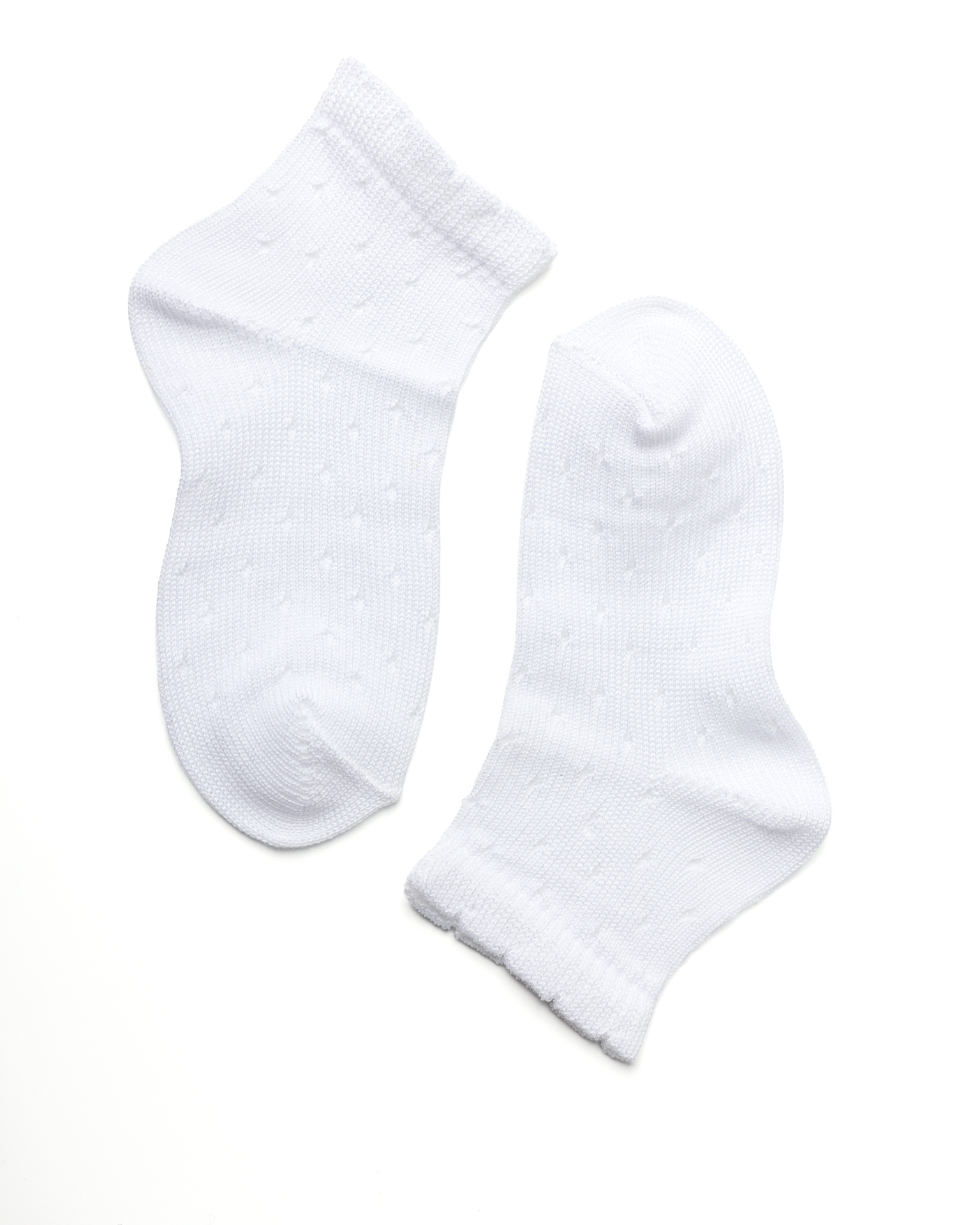 Soquete Pointelle Dots Branco Soquete Pointelle Dots Branco